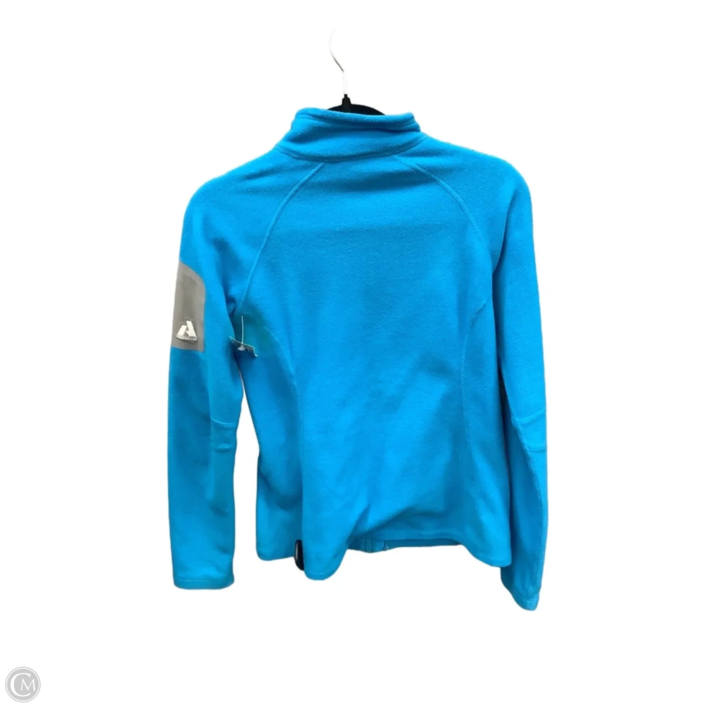 Jacket Fleece By Eddie Bauer In Blue, Size: S