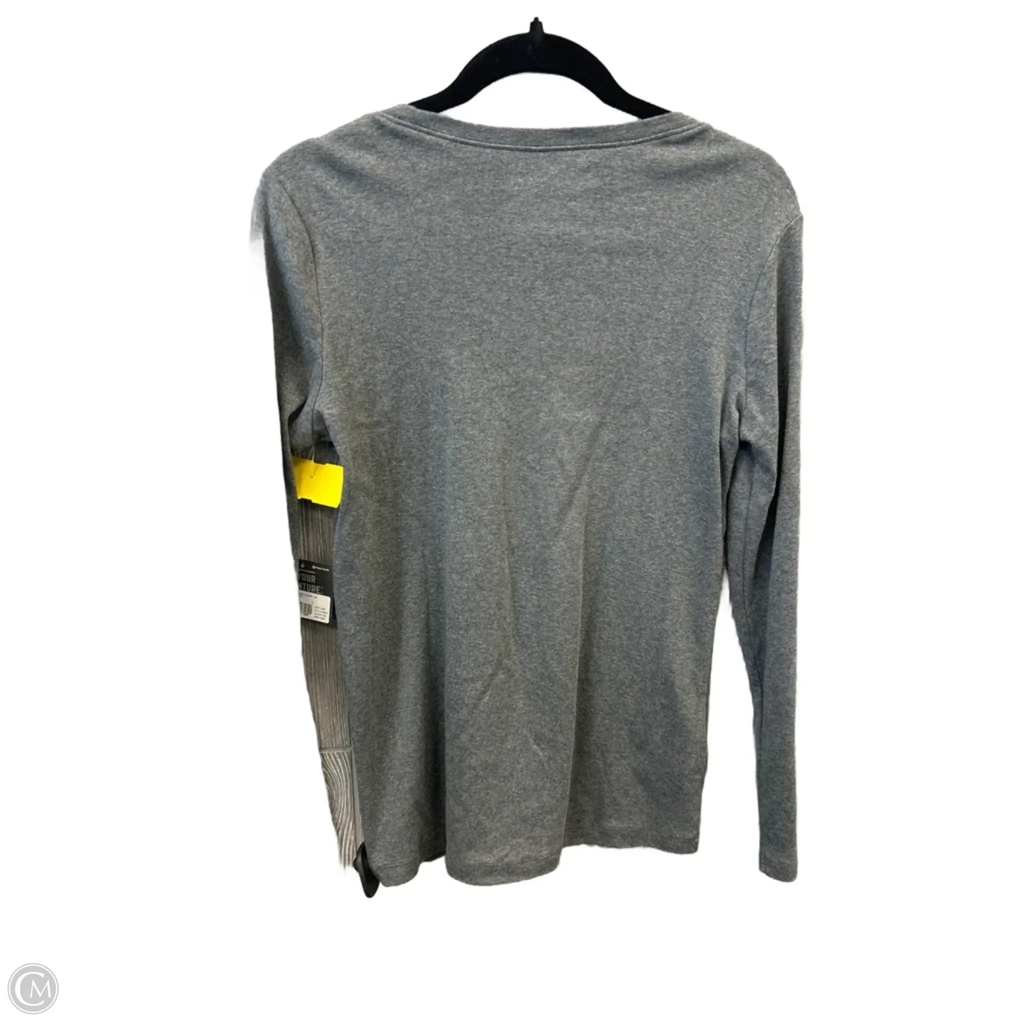 Top Long Sleeve Basic By Eddie Bauer In Grey, Size: L