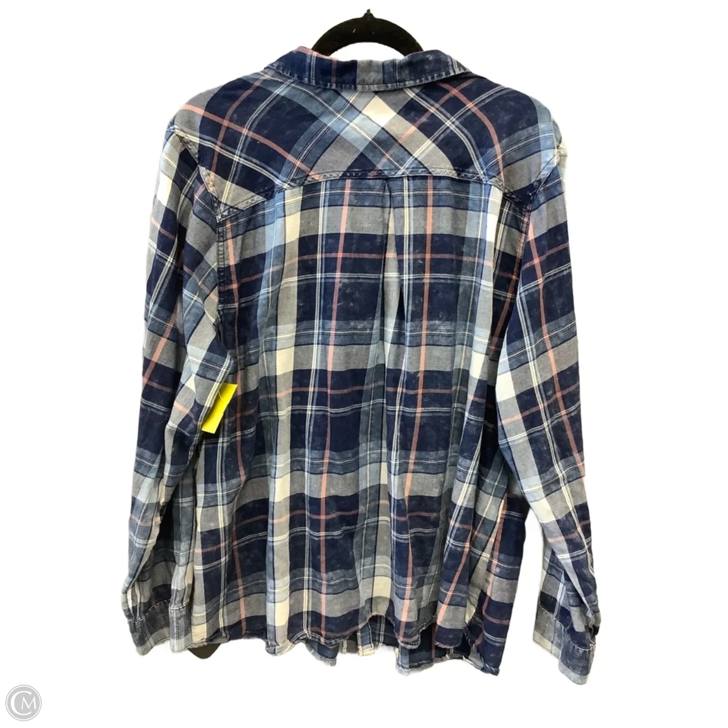 Top Long Sleeve By Maurices In Blue, Size: 2x