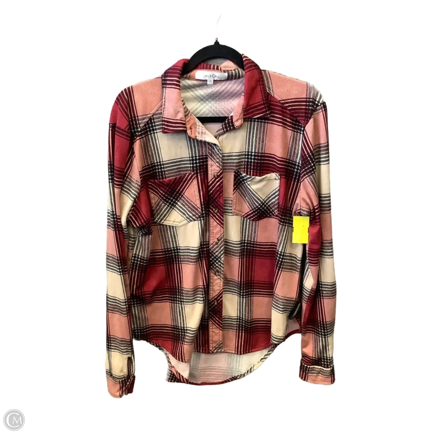 Top Long Sleeve By Eden & Olivia In Red, Size: L