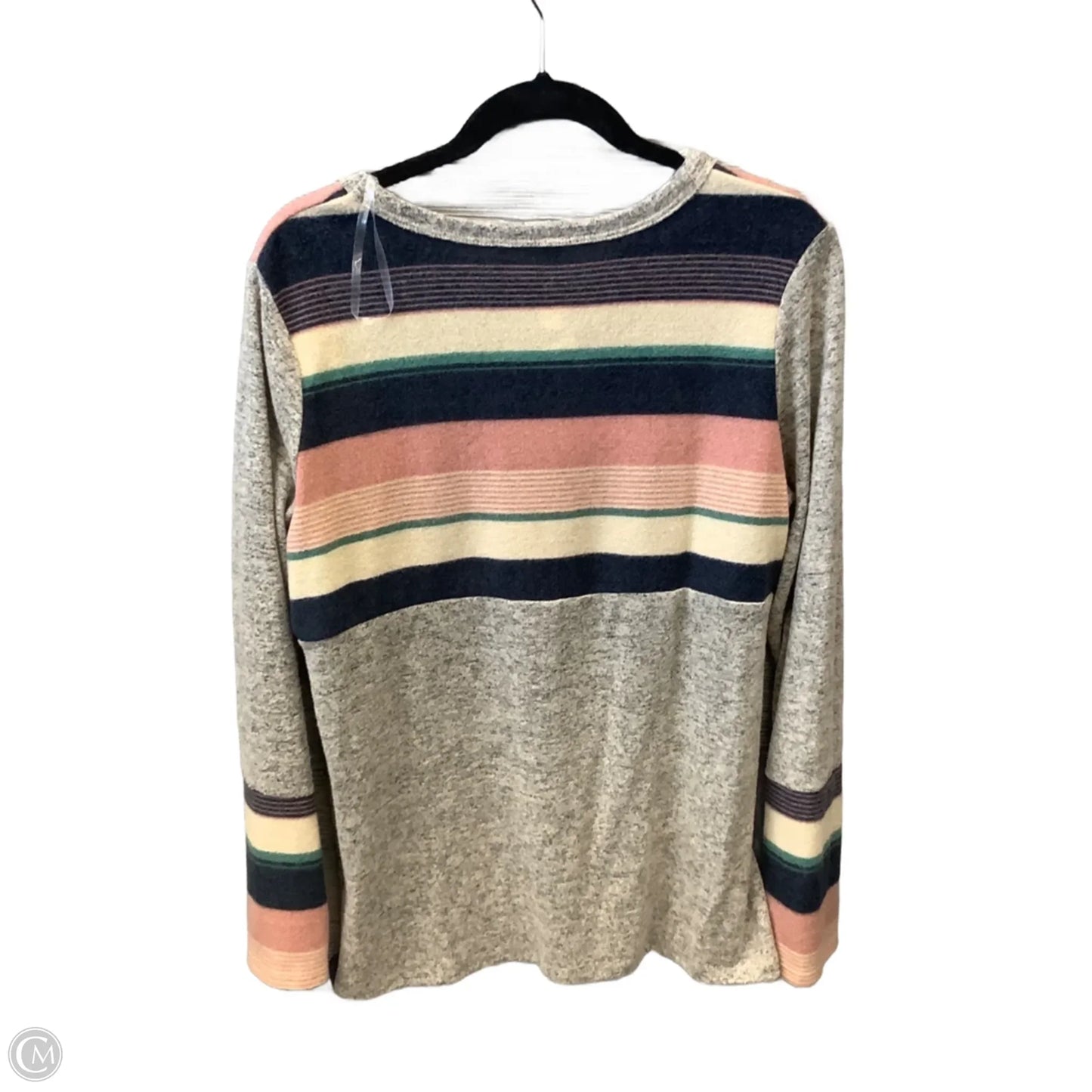 Top Long Sleeve By Vanilla Bay In Beige, Size: L