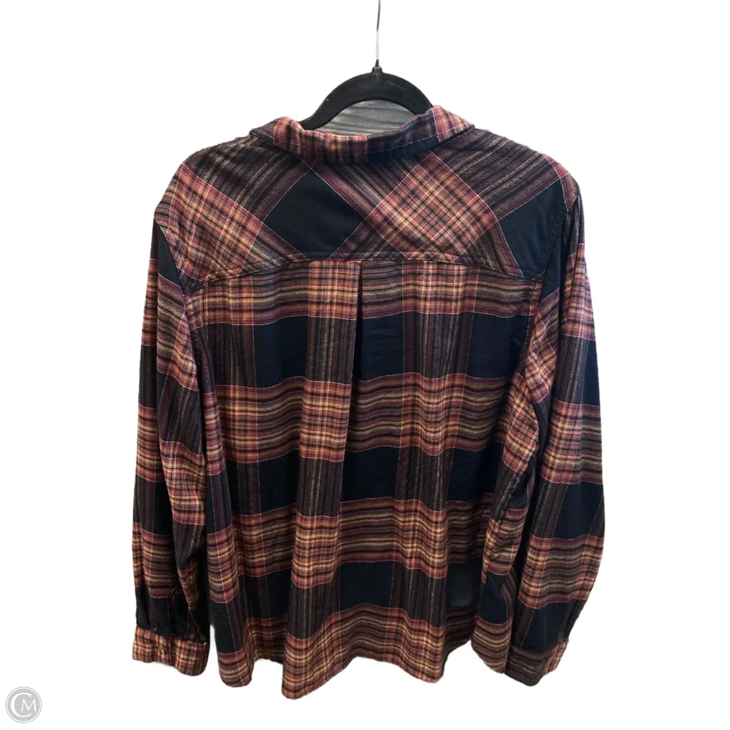 Top Long Sleeve By Maurices In Black, Size: Xxl