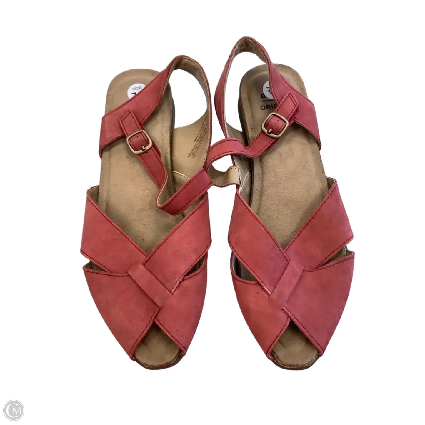 Sandals Flats By Earth Origins In Red, Size: 7.5