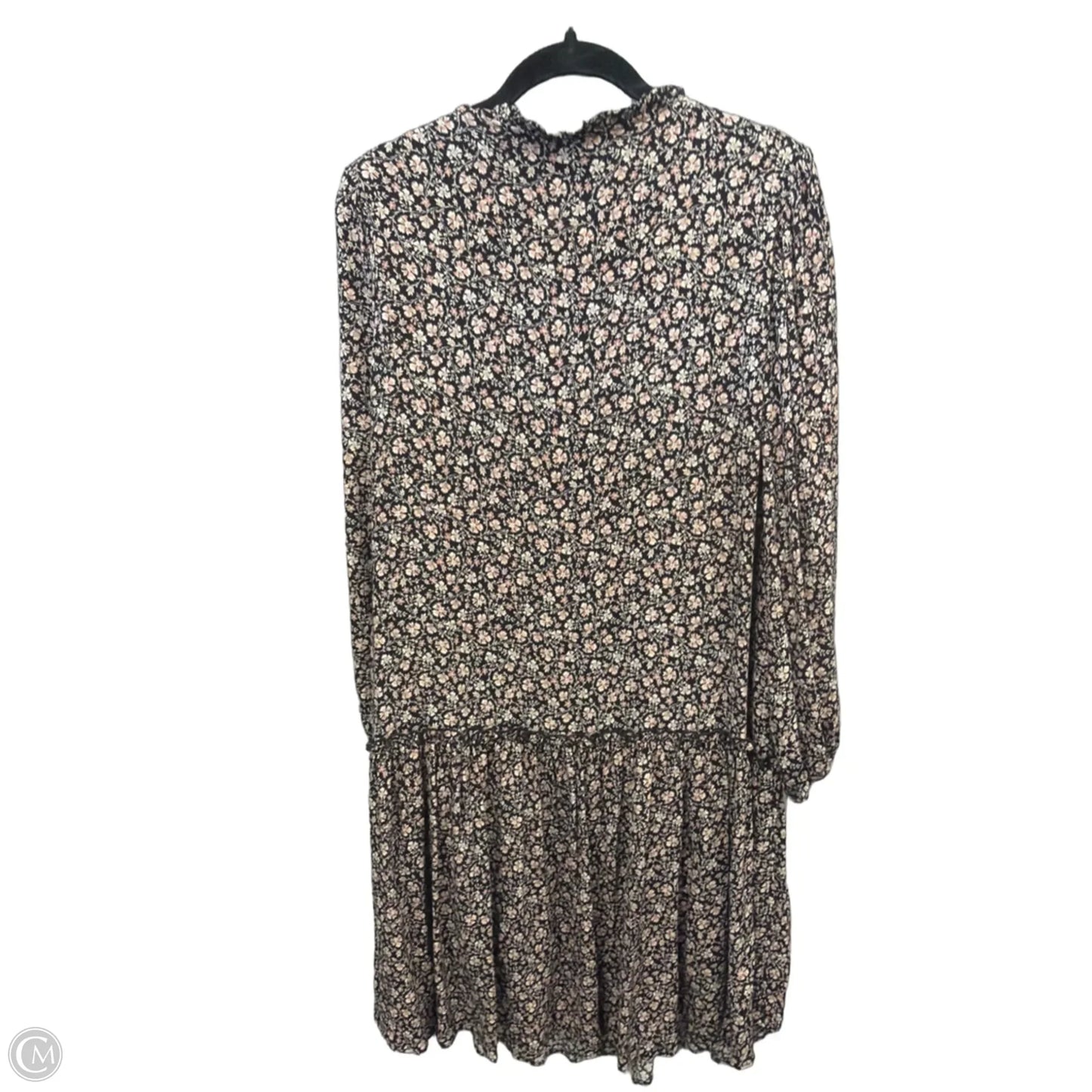Dress Casual Midi By Orange Creek In Black & Pink, Size: M