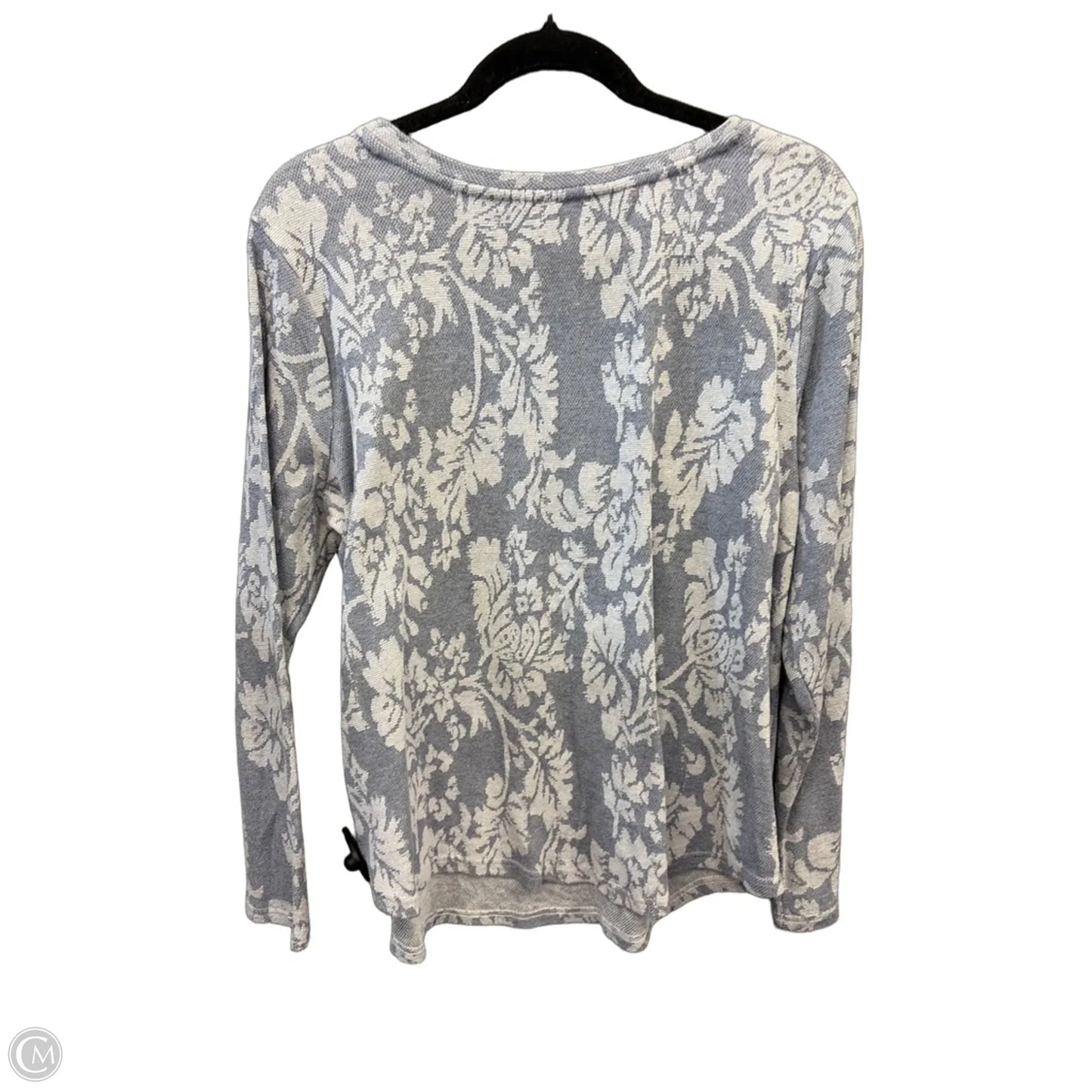 Top Long Sleeve By Croft And Barrow In Purple, Size: L