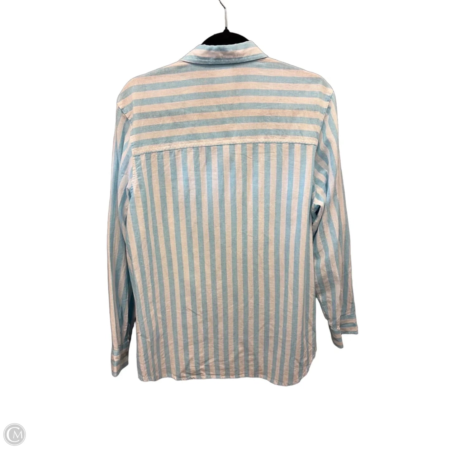 Top Long Sleeve By Gap In Blue, Size: L