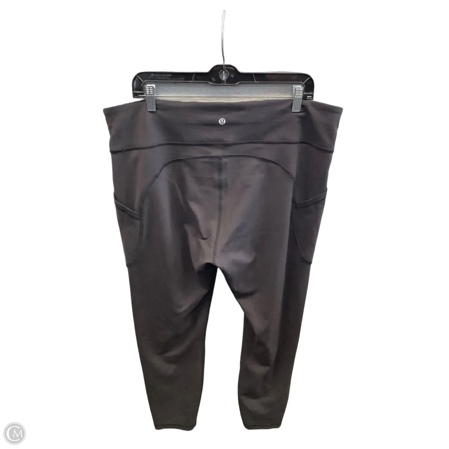Athletic Leggings By Lululemon In Black, Size: 18
