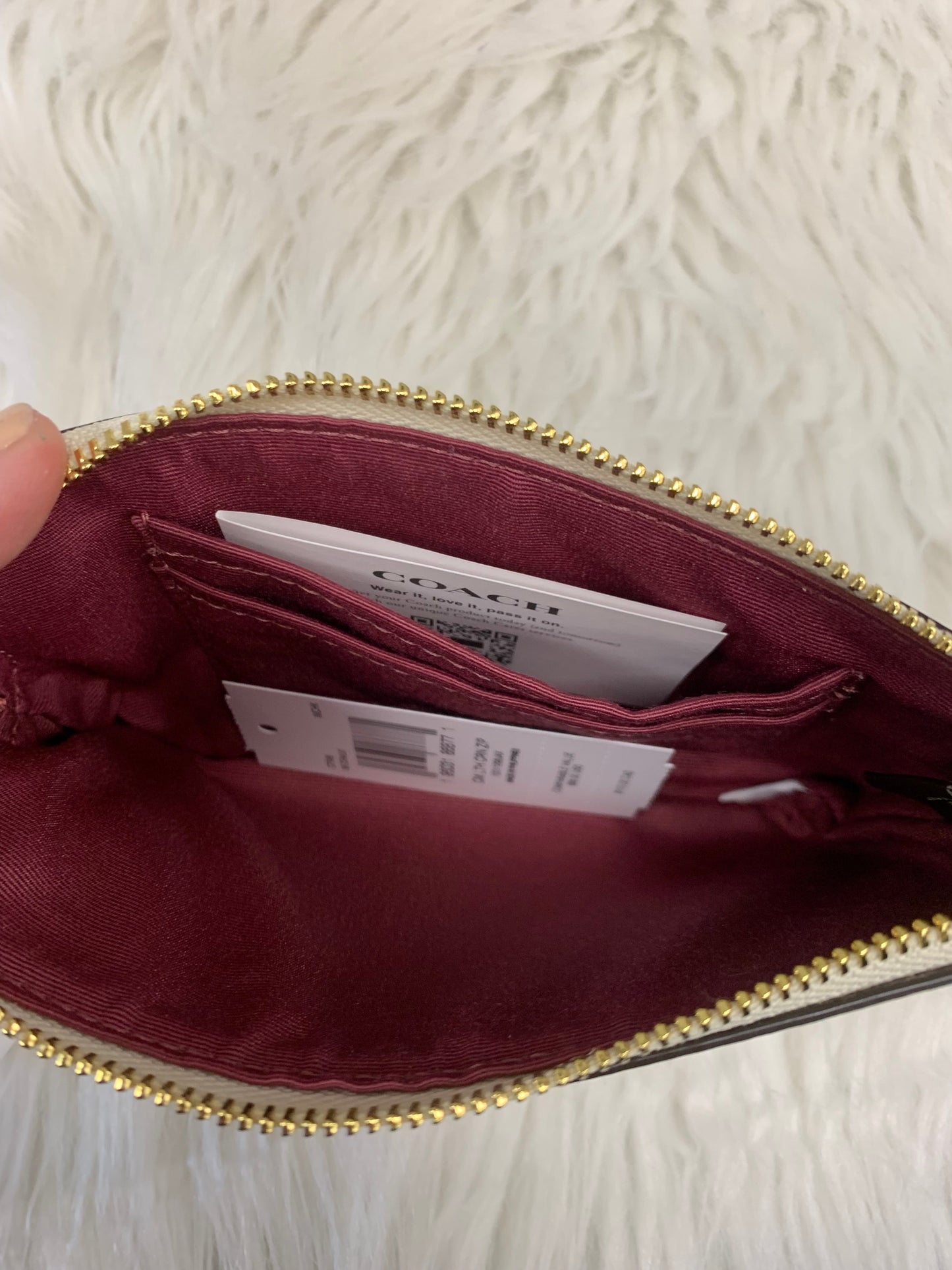 Wristlet Designer By Coach Size: Medium
