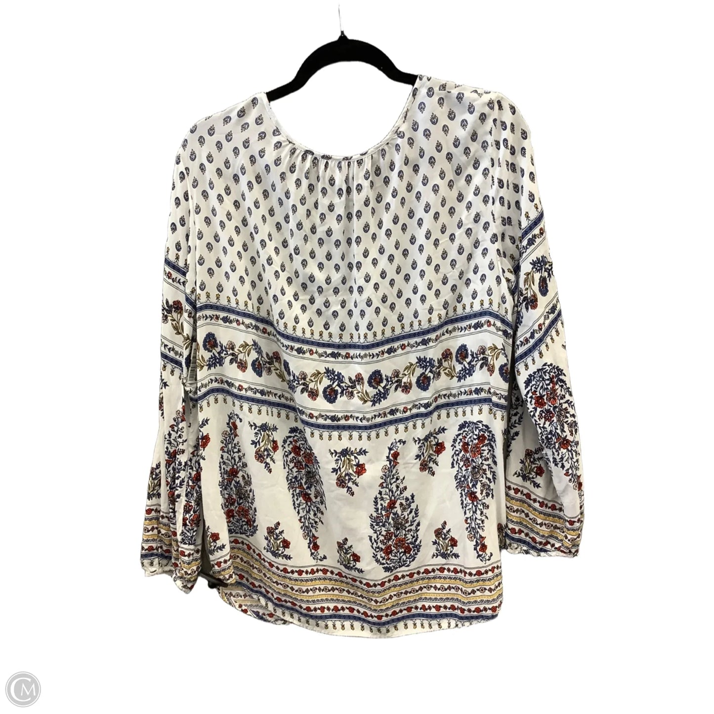 Top Long Sleeve By Old Navy In White, Size: Xxl