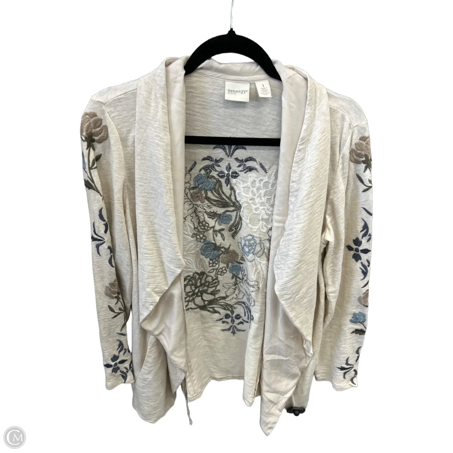 Cardigan By Chicos In Cream, Size: M