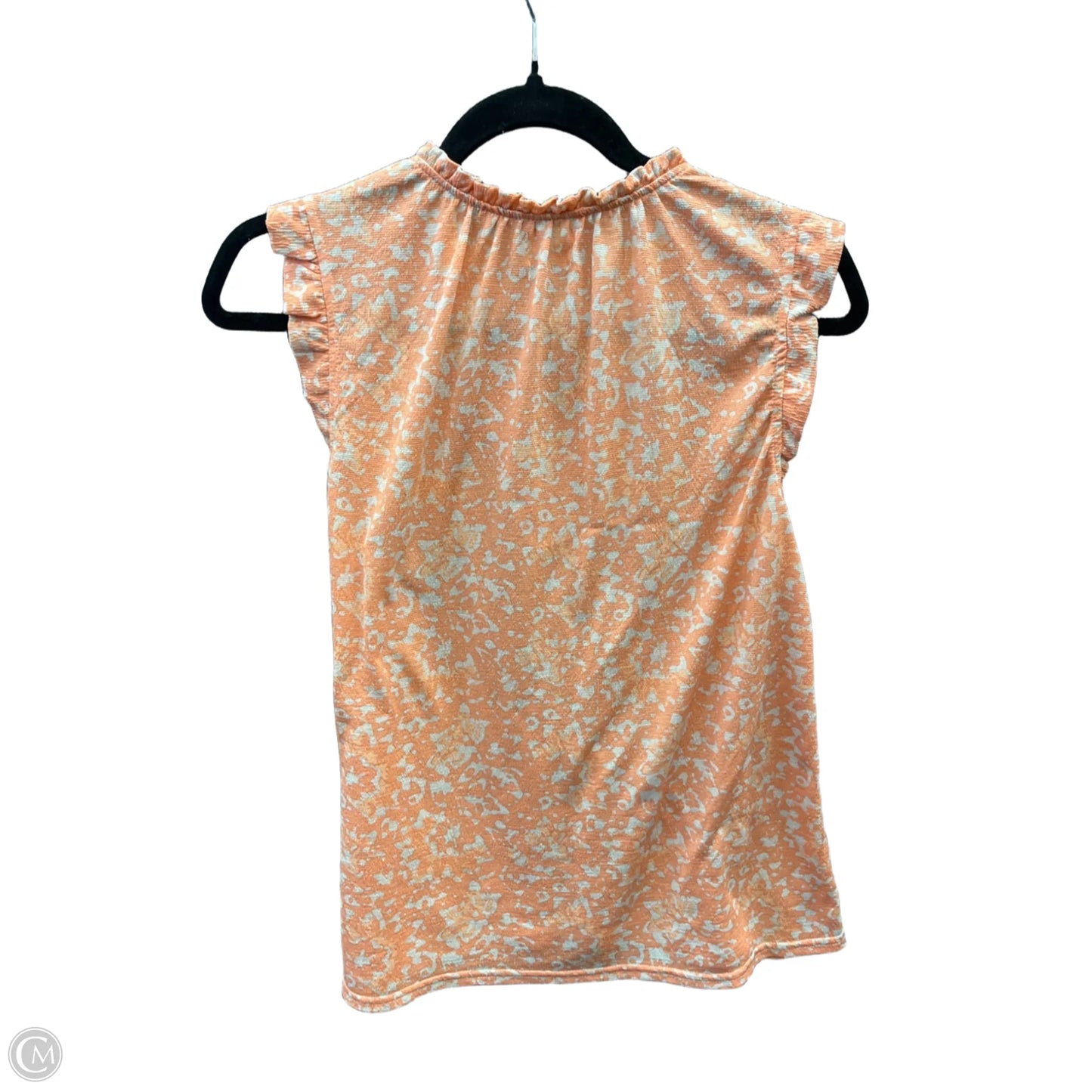 Top Sleeveless By Melloday In Peach, Size: S