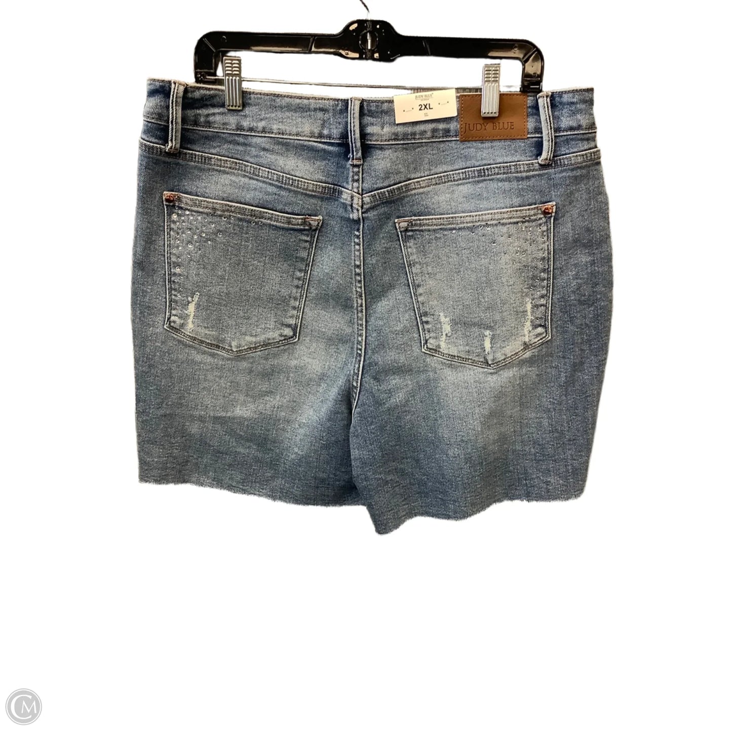 Shorts By Judy Blue In Blue, Size: 2x