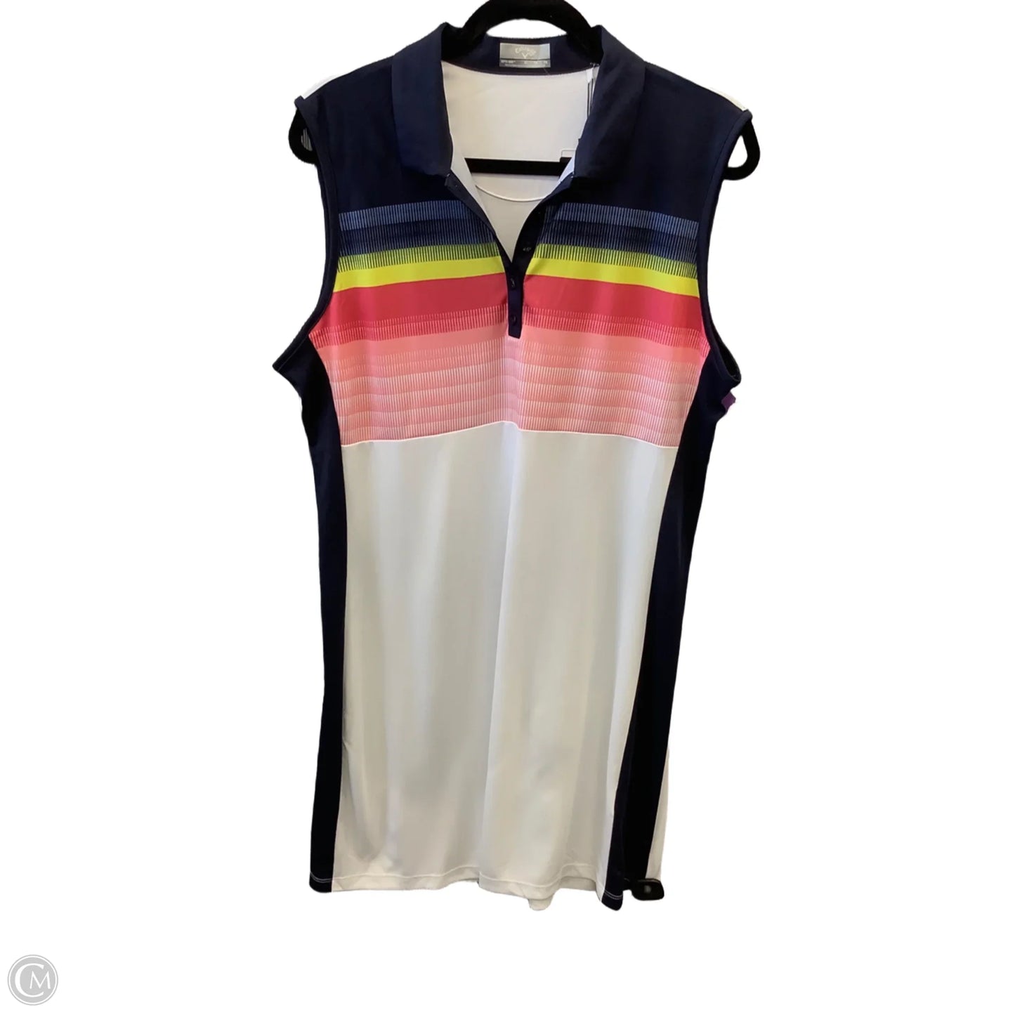 Athletic Dress By Callaway In White, Size: Xl