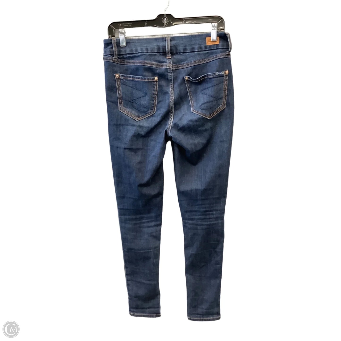 Jeans Skinny By Seven 7 In Blue, Size: 4