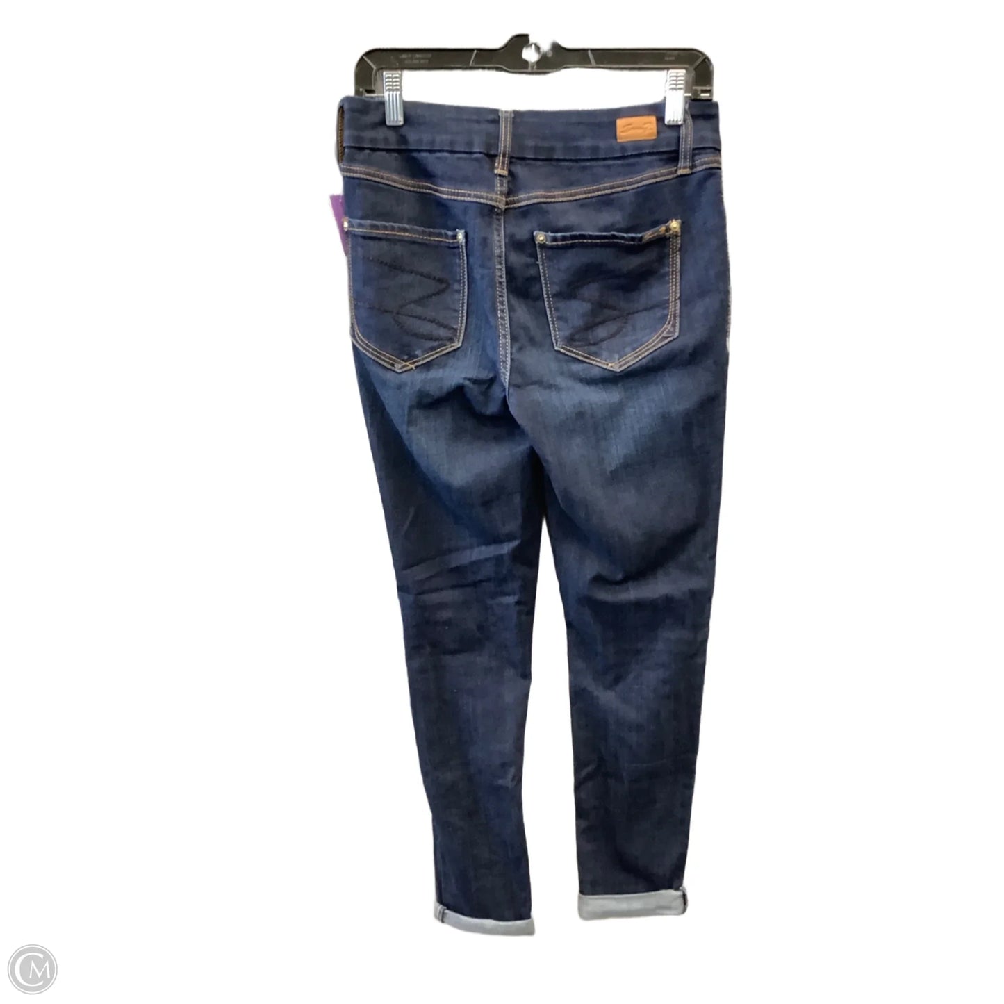 Jeans Skinny By Seven 7 In Blue, Size: 4