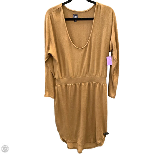 Dress Casual Midi By Gap In Brown, Size: M