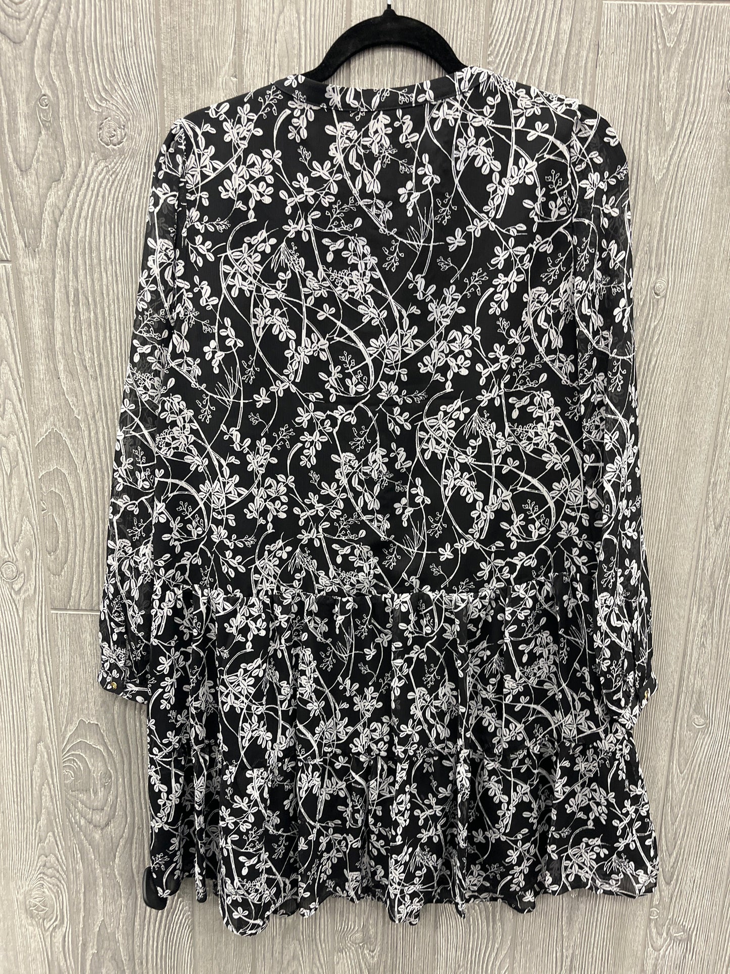 Dress Casual Midi By Loft In Black, Size: L