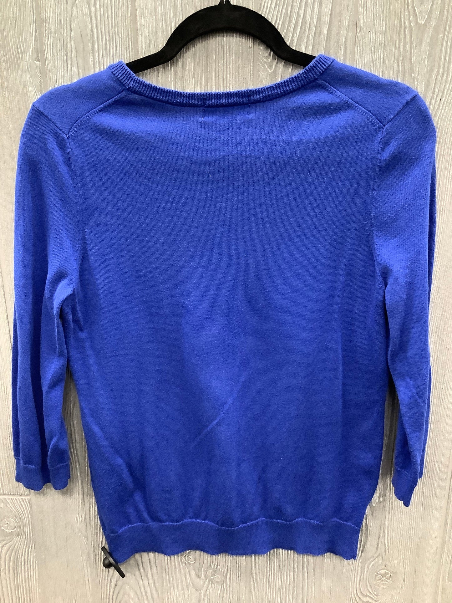 Top Long Sleeve By Lands End In Blue, Size: S