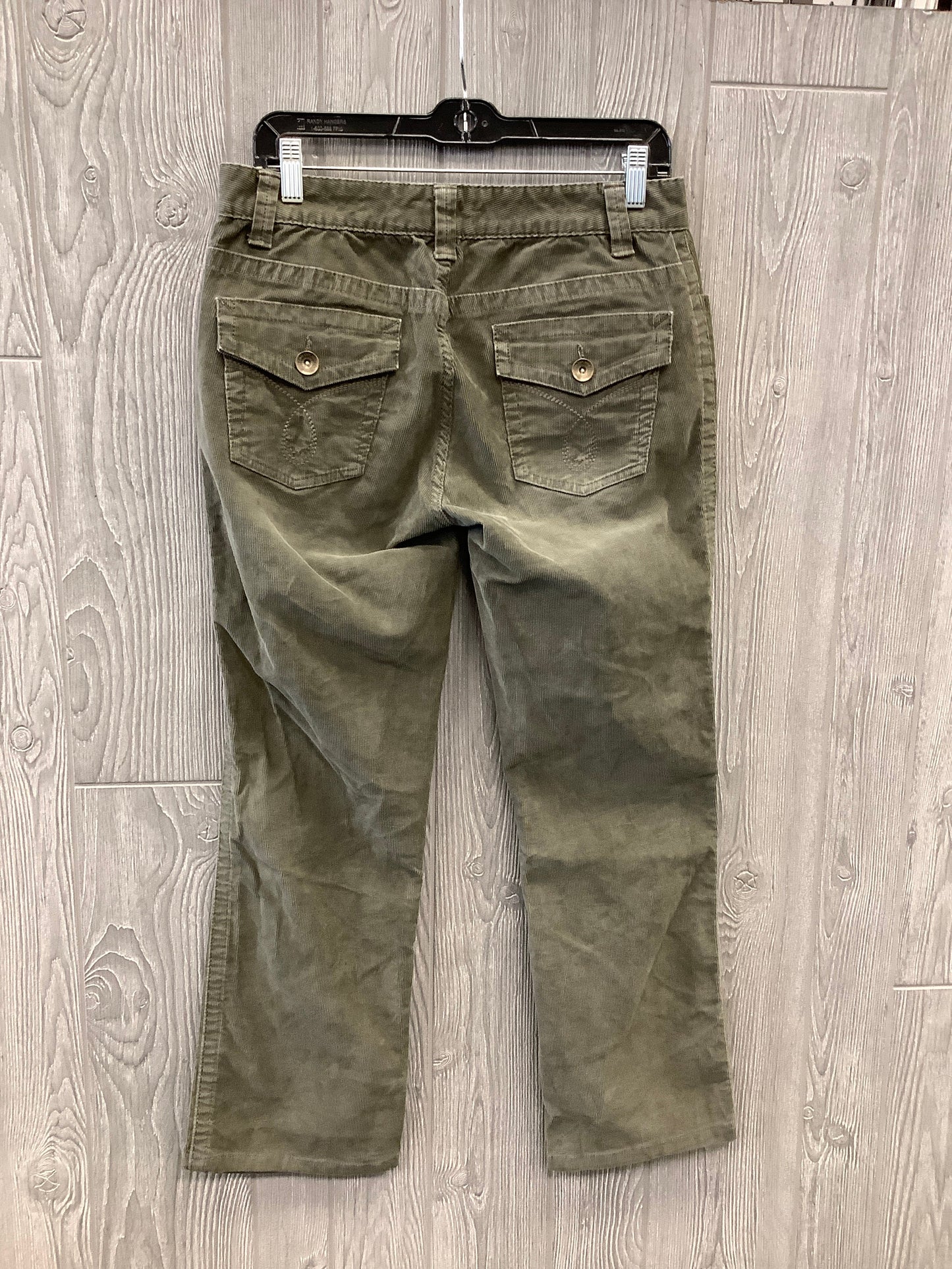 Jeans Straight By Calvin Klein In Green, Size: 10