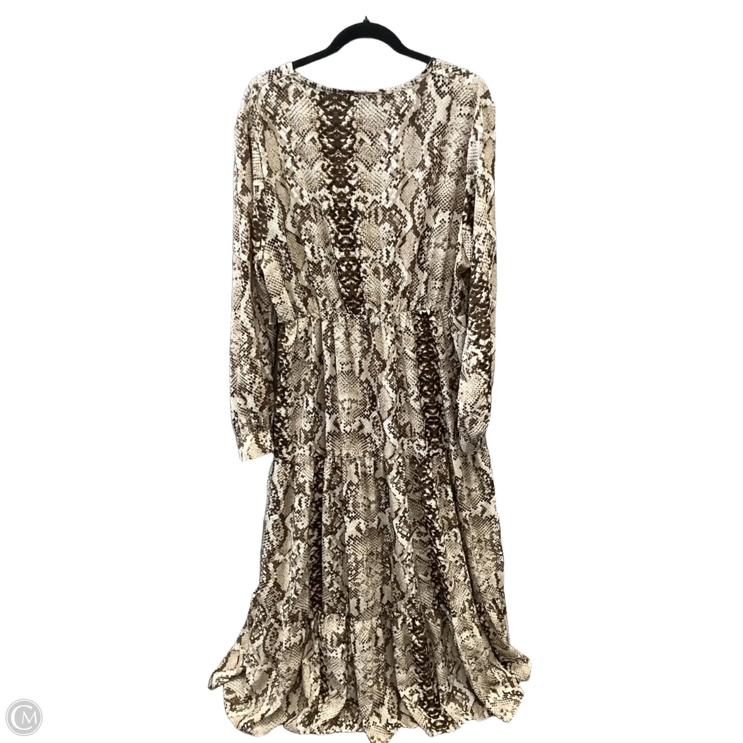 Dress Casual Maxi By Shein In Brown, Size: 3x
