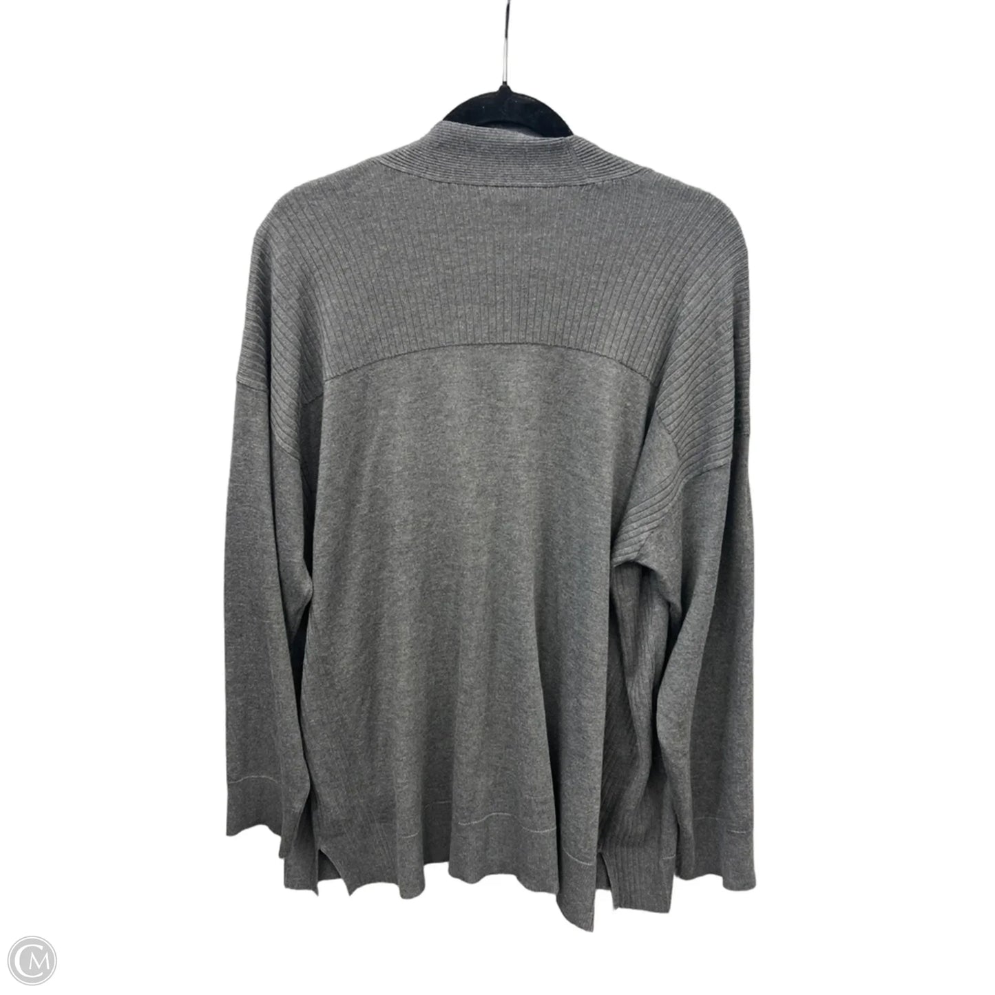 Cardigan By Time And Tru In Grey, Size: Xxl