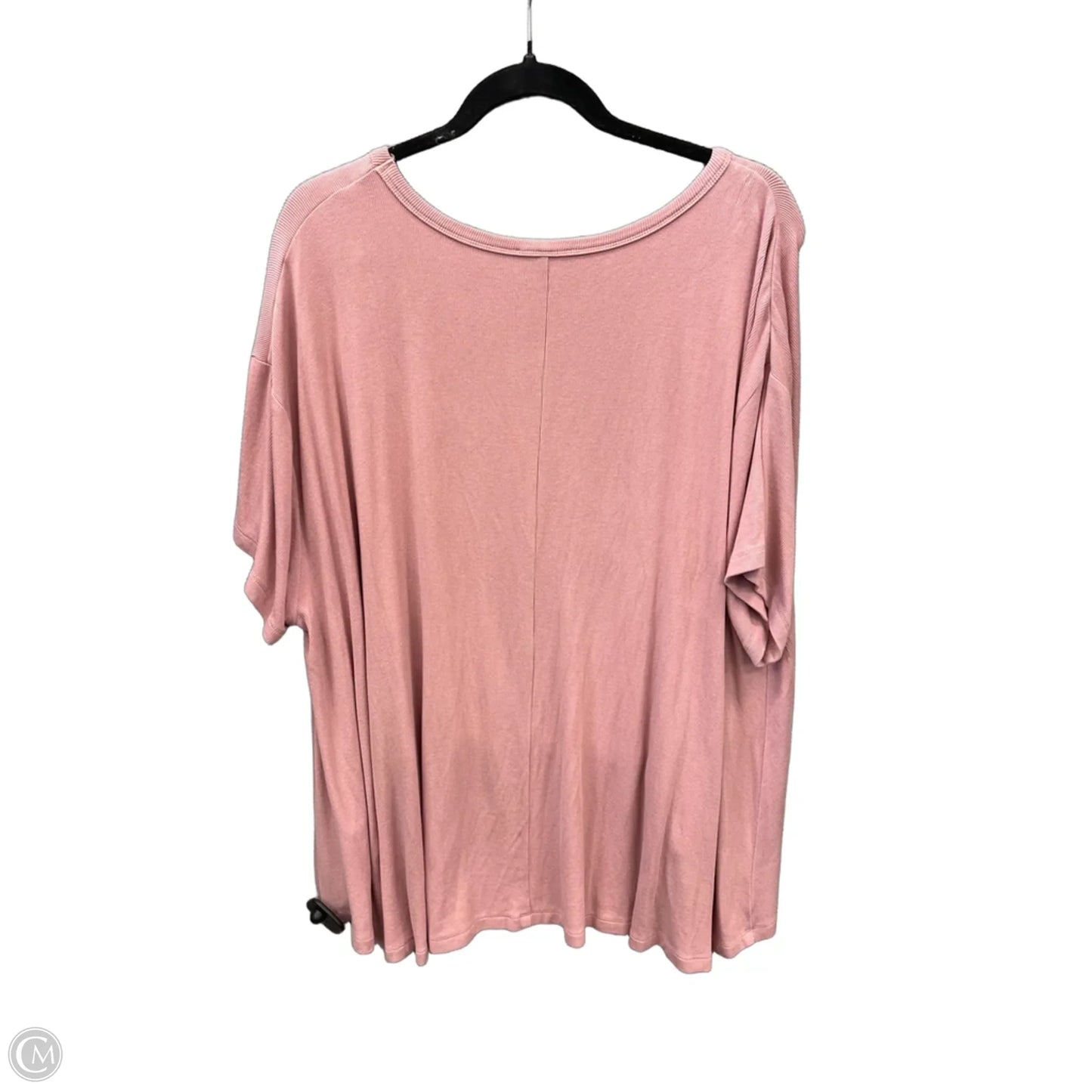 Top Short Sleeve By Kori America In Pink, Size: M