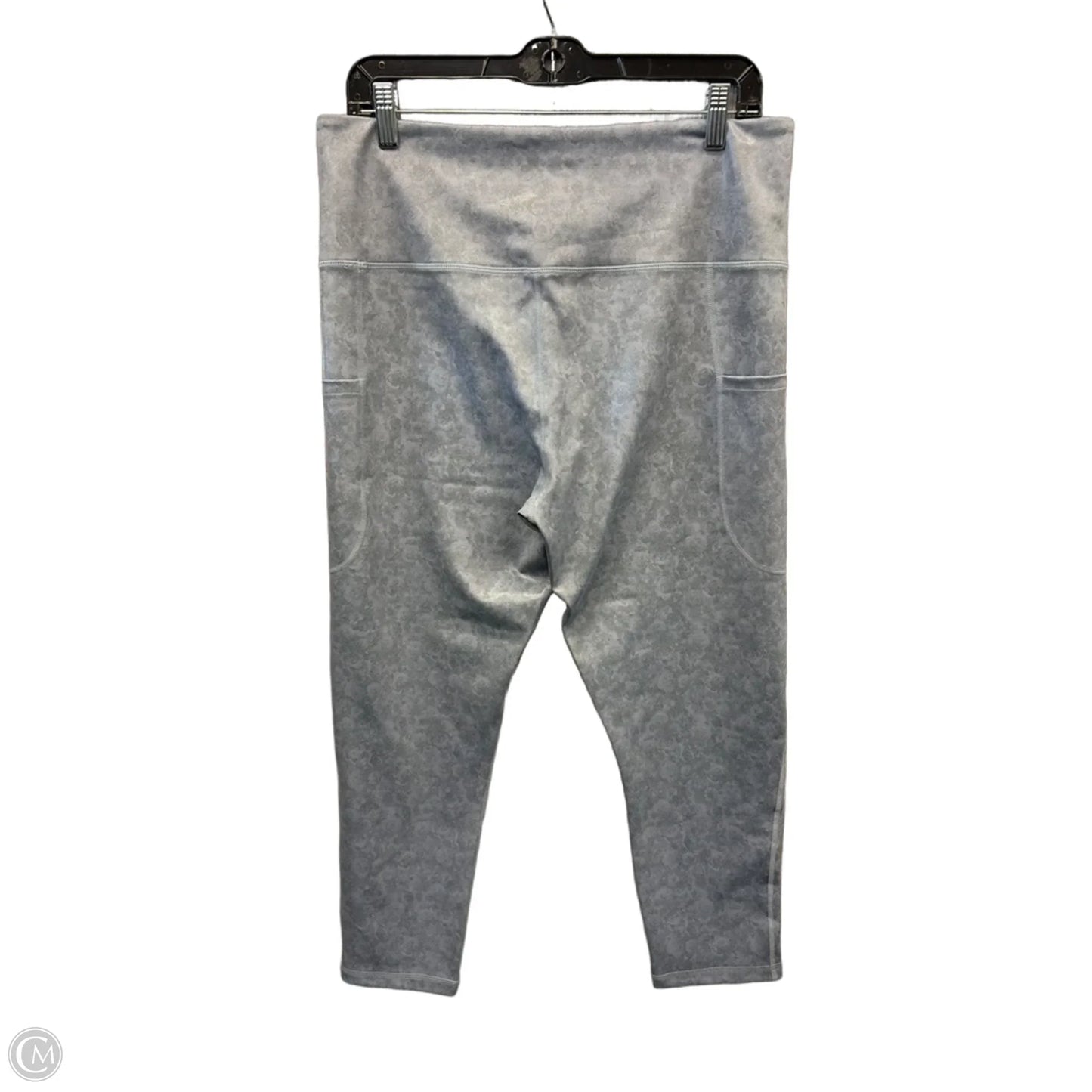 Athletic Leggings By Clothes Mentor In Grey, Size: Xl