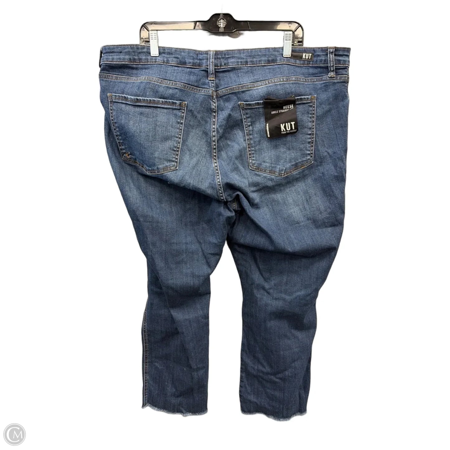 Jeans Skinny By Kut In Blue Denim, Size: 22