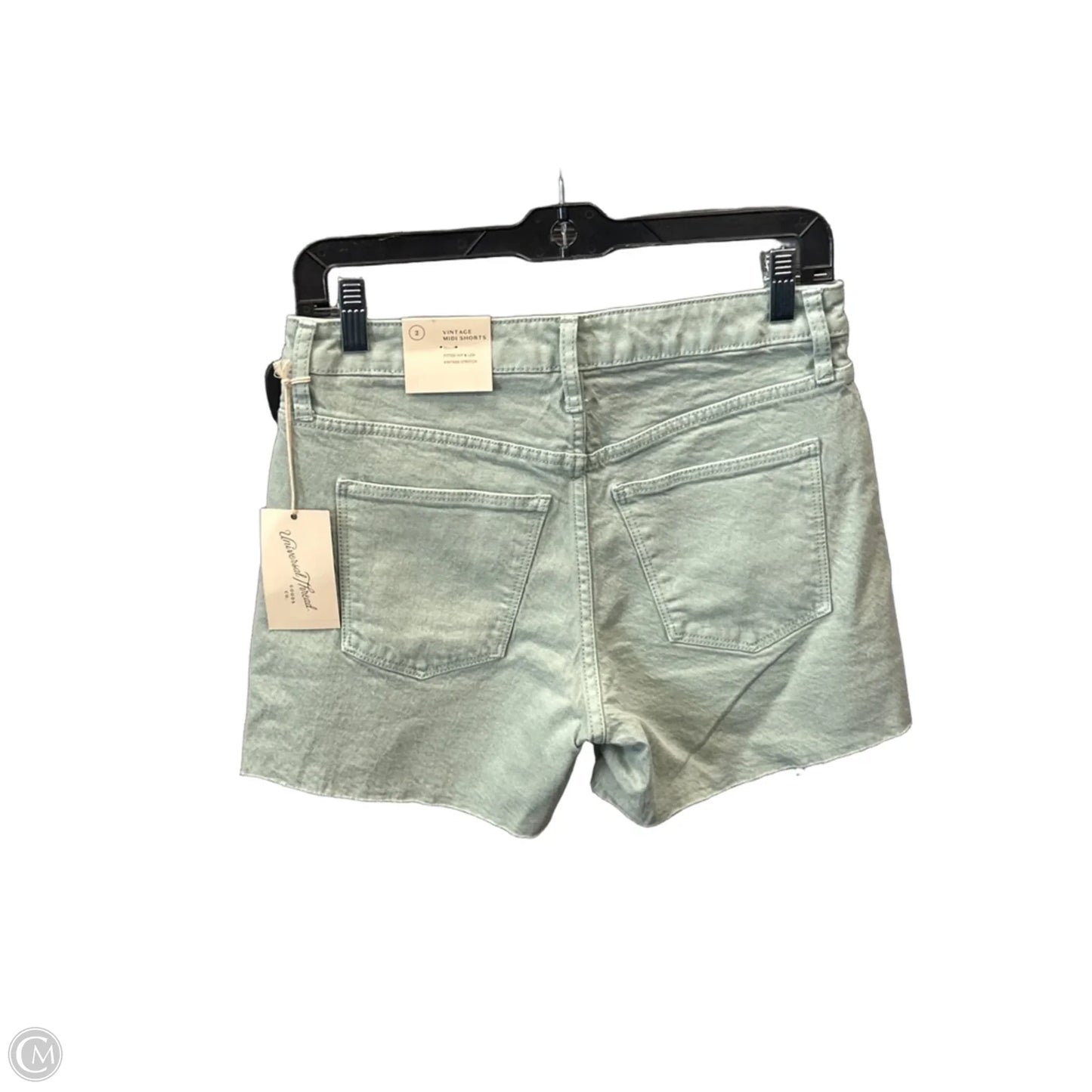 Shorts By Universal Thread In Green Denim, Size: 2