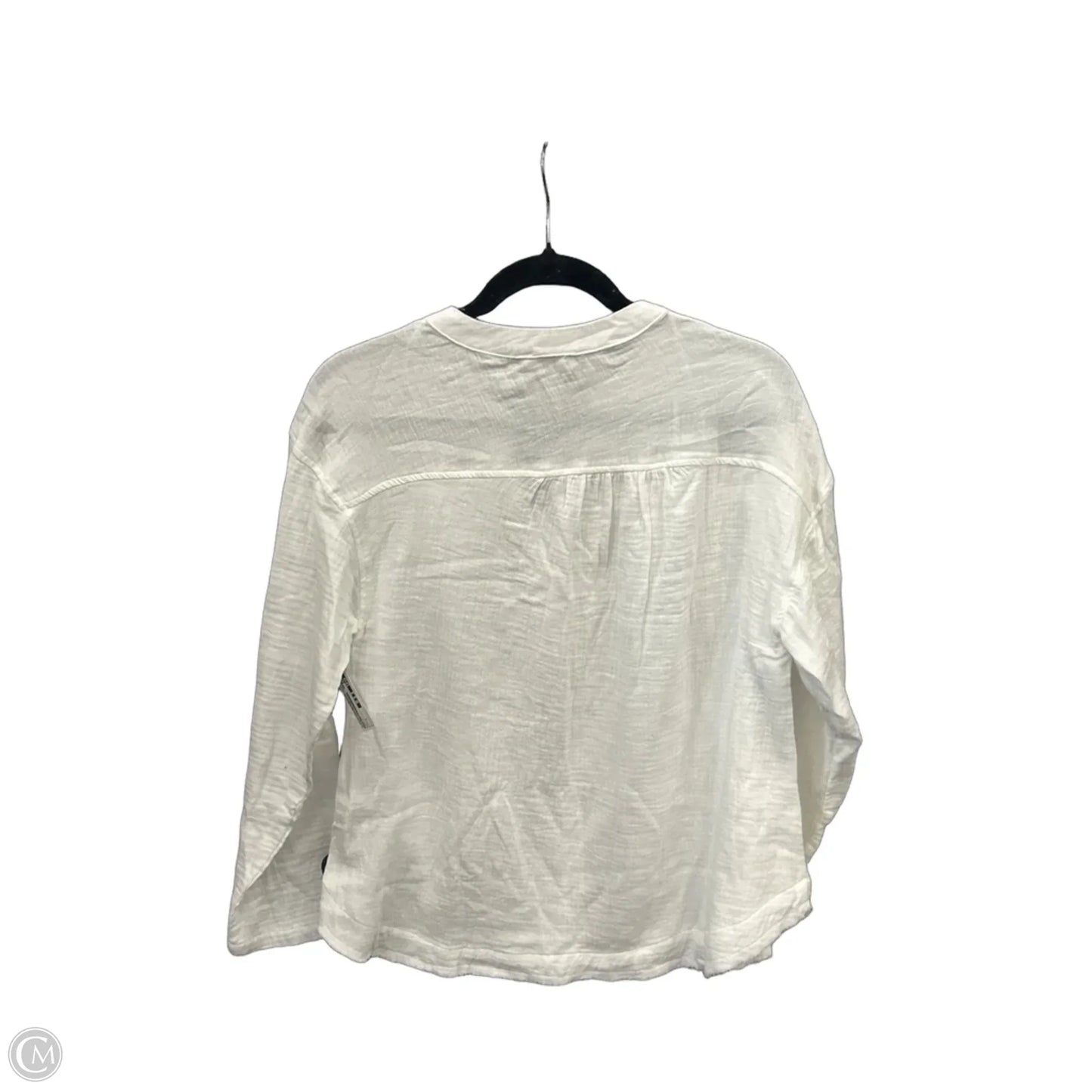 Top Long Sleeve By New In In White, Size: S