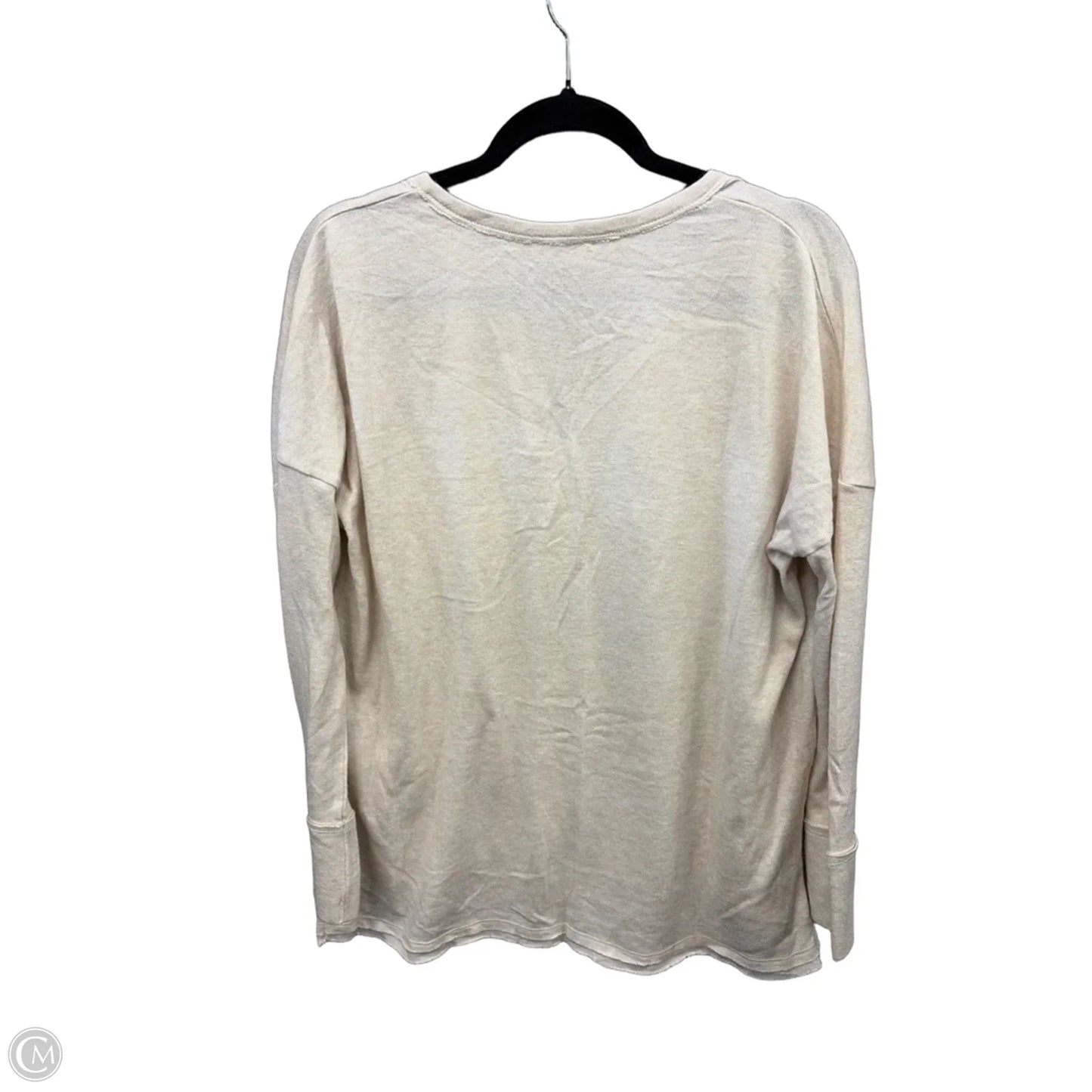 Top Long Sleeve By In Loom In Cream, Size: S