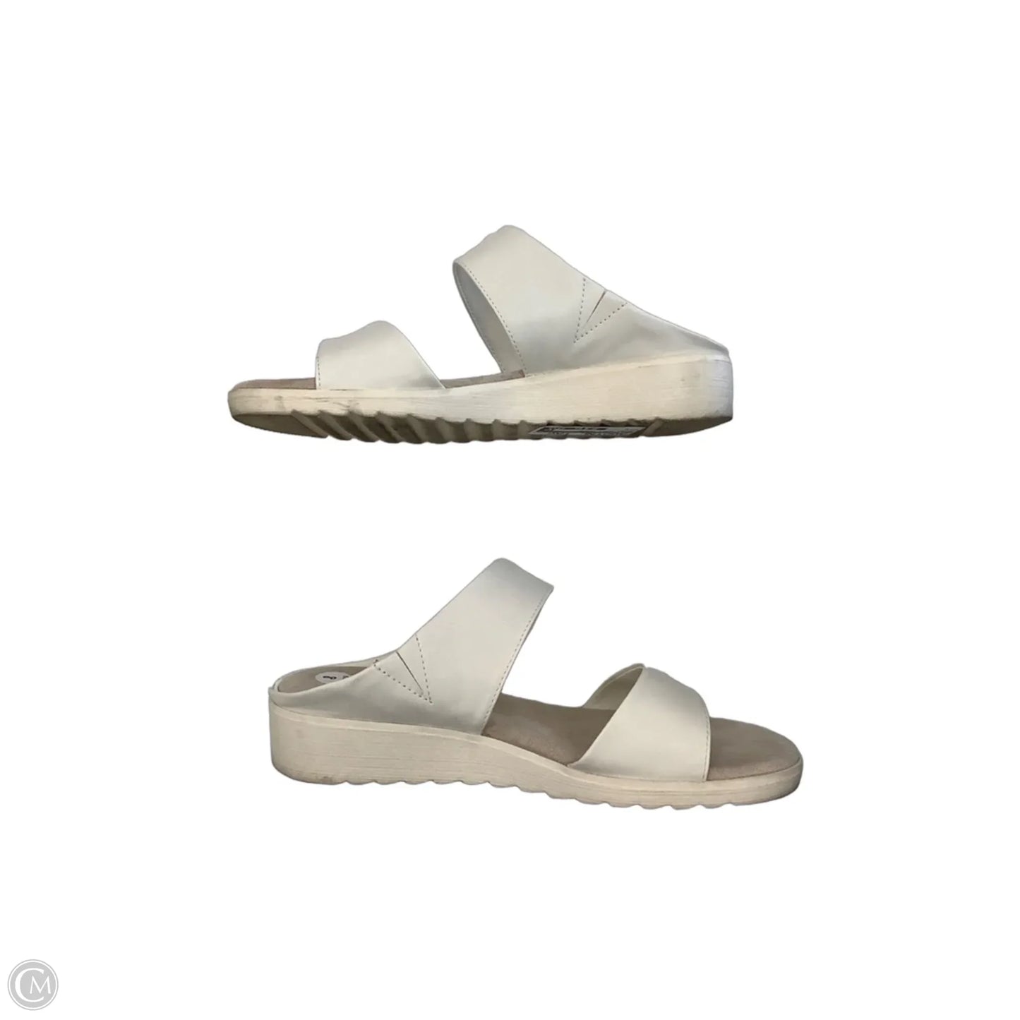 Shoes Heels Wedge By Kensie In White, Size: 8