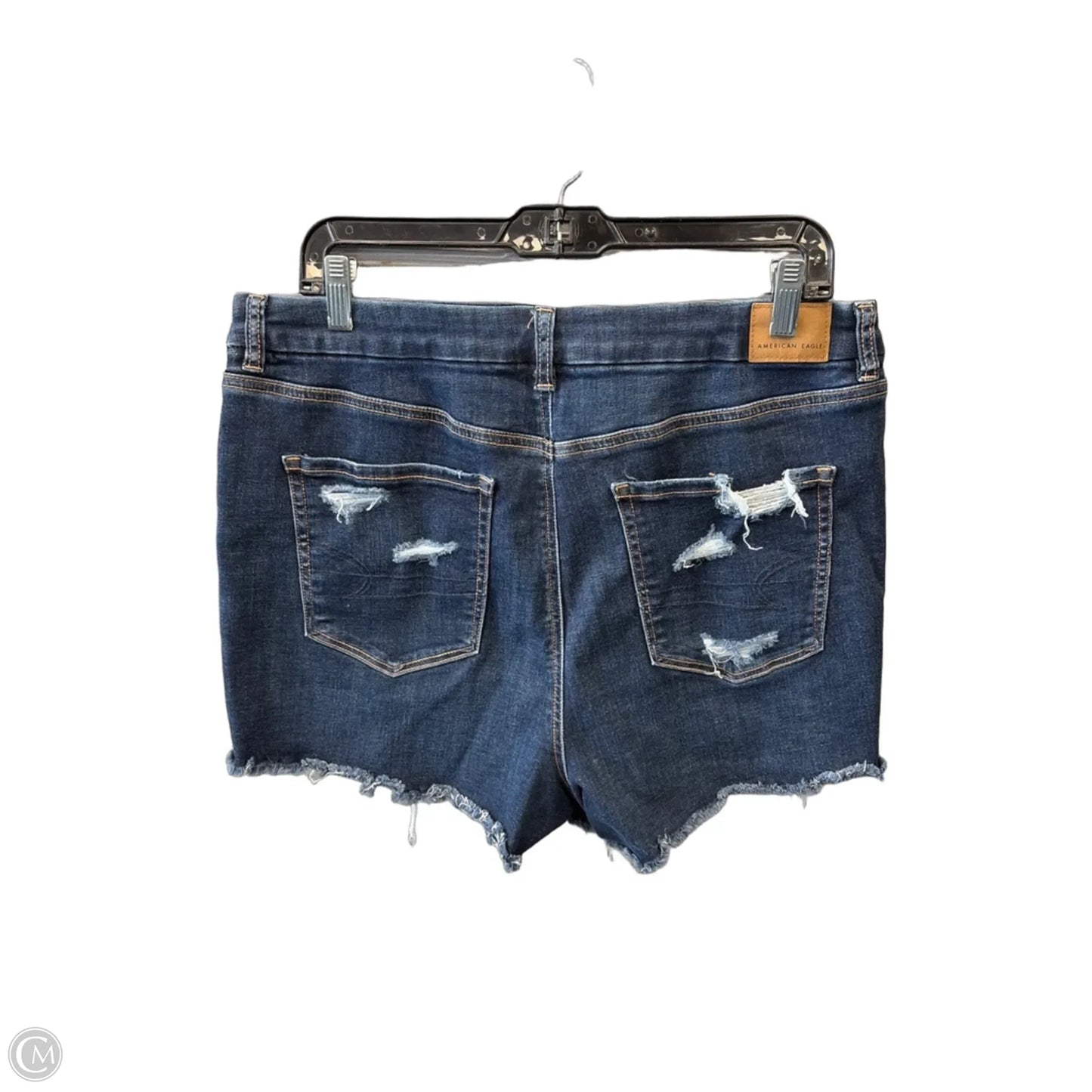Shorts By American Eagle In Blue Denim, Size: 14