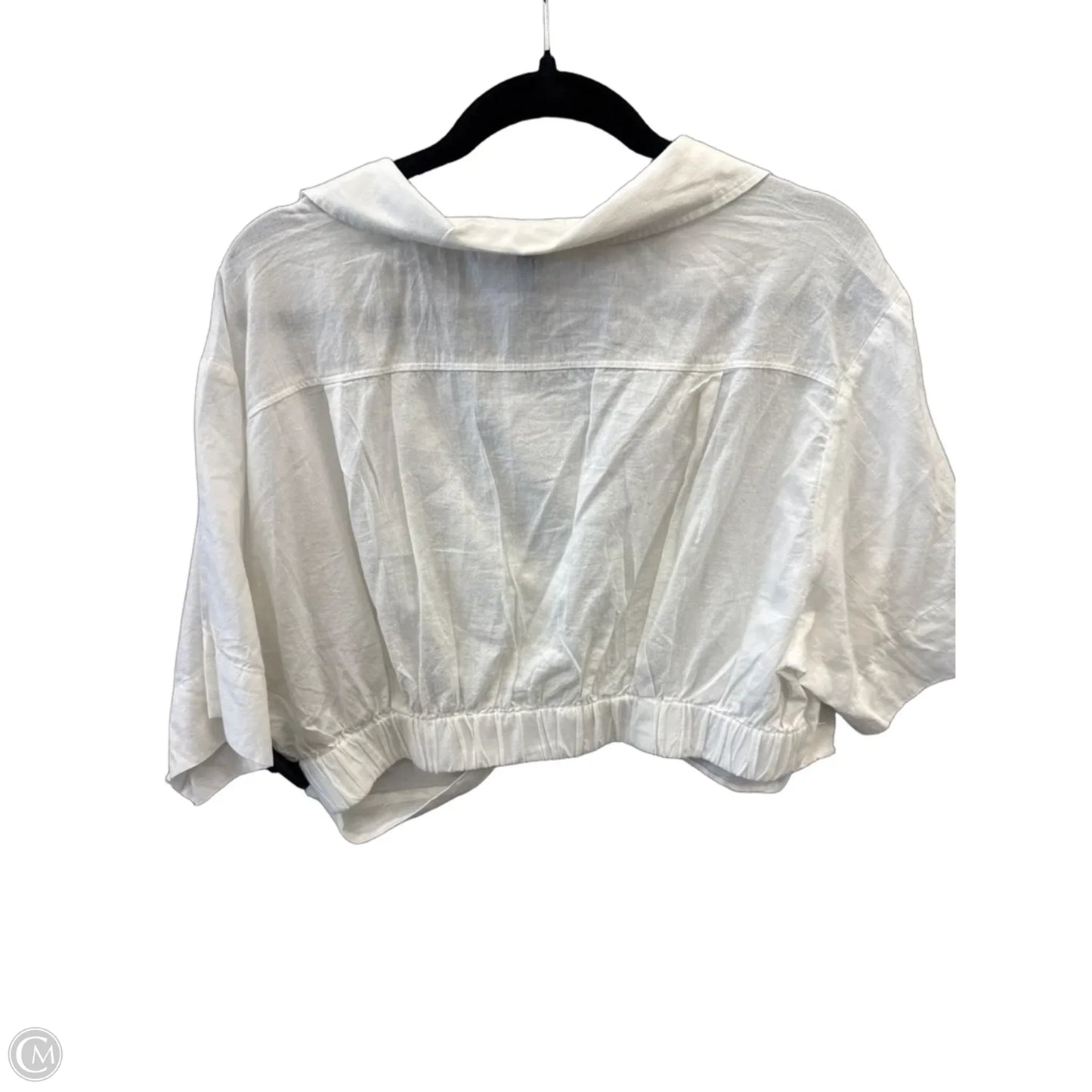 Top Short Sleeve By Divided In White, Size: Xl
