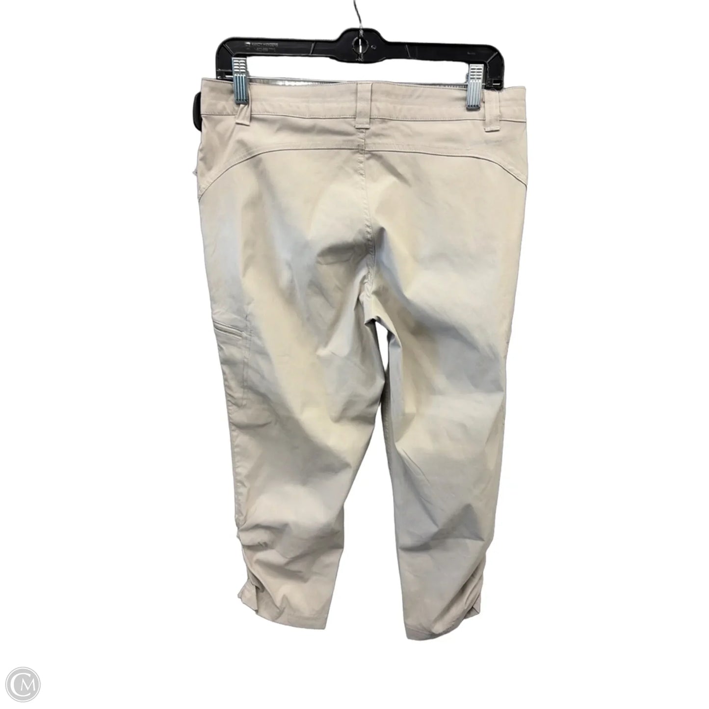 Athletic Capris By Eddie Bauer In Beige, Size: M