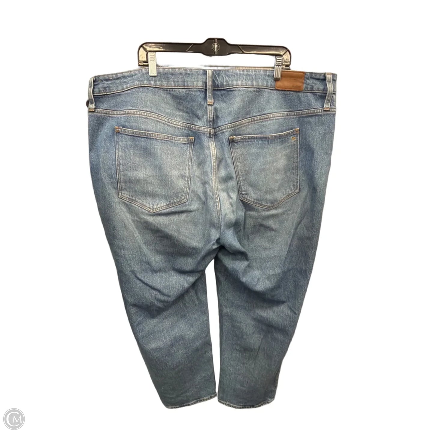 Jeans Straight By Madewell In Blue Denim, Size: 20