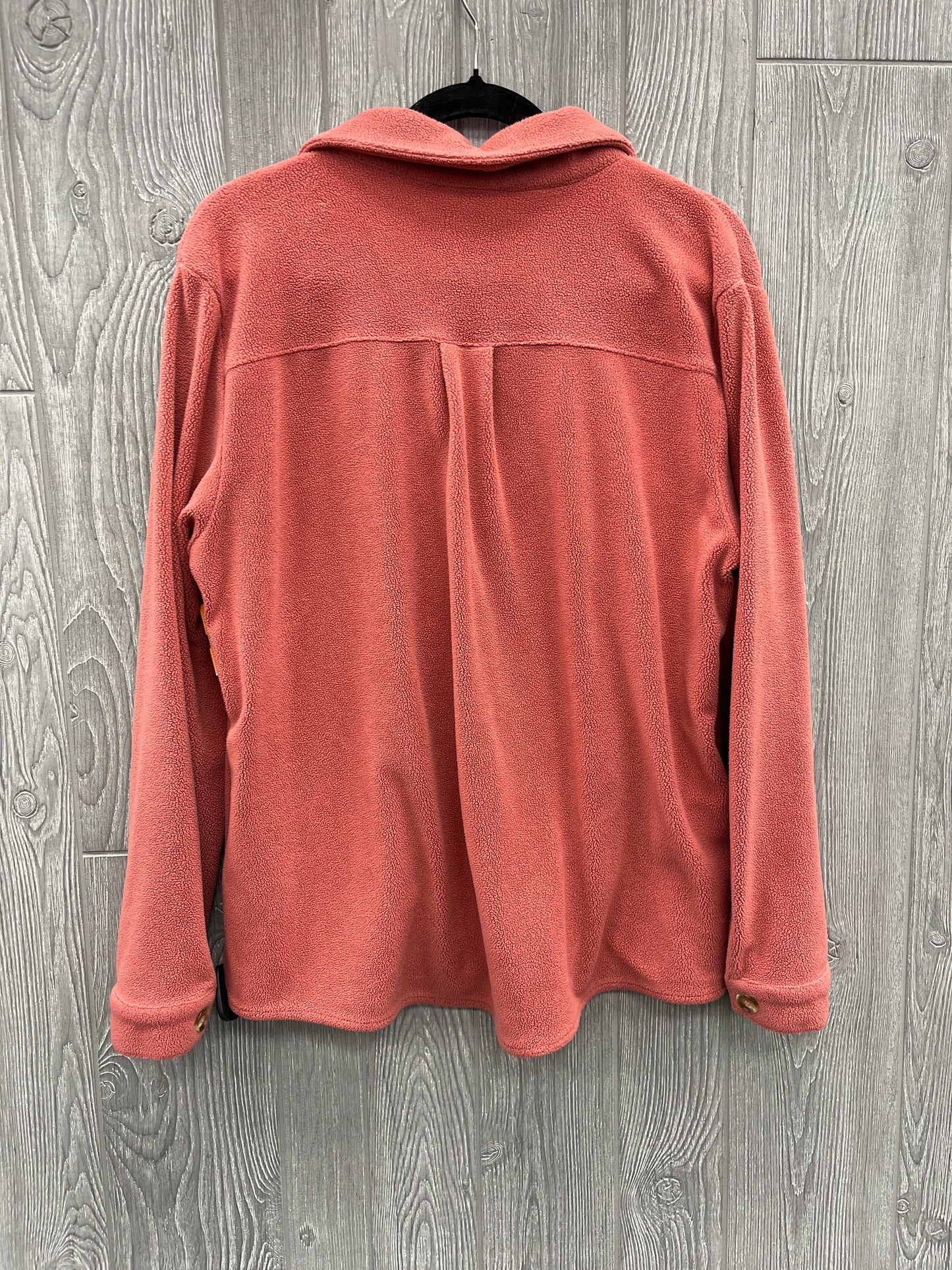 Jacket Shirt By Kori America In Pink, Size: M