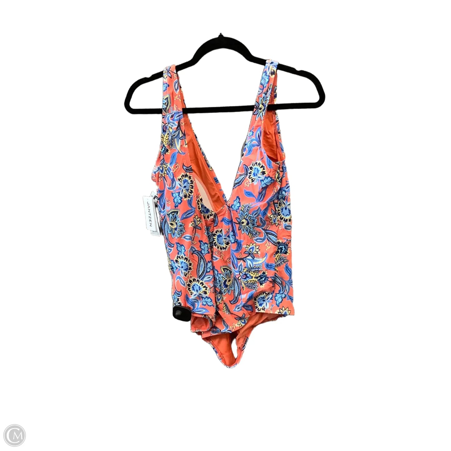 Swimsuit By Jantzen In Orange, Size: Xl