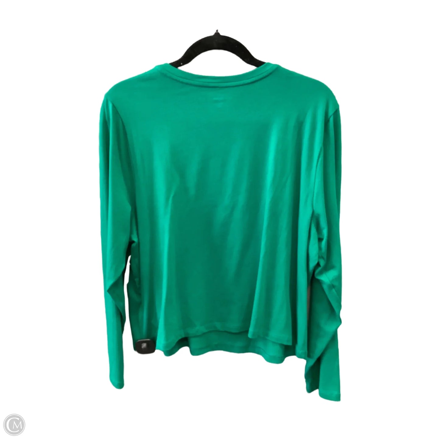 Top Long Sleeve Basic By Old Navy In Green, Size: Xxl