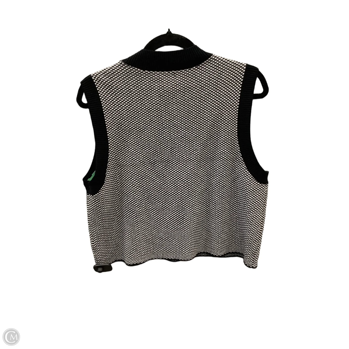 Top Sleeveless By Rachel Zoe In Black & White, Size: Xl