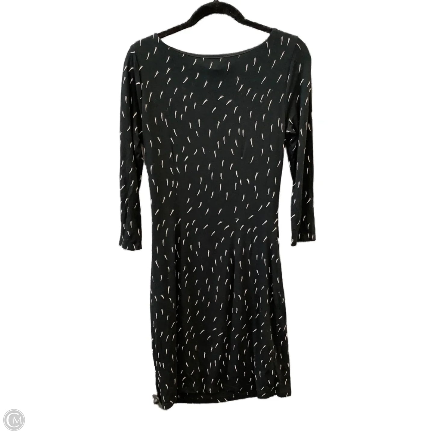 Dress Casual Midi By Loft In Black, Size: S