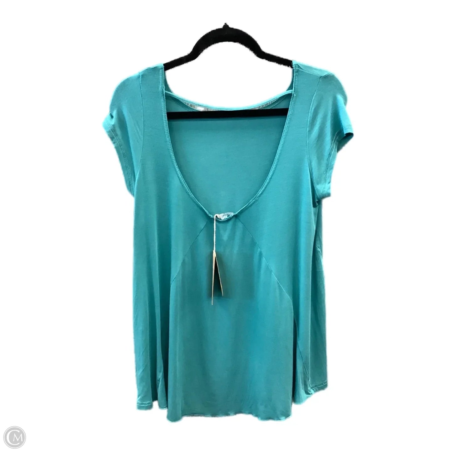 Top Short Sleeve By Prana In Teal, Size: S