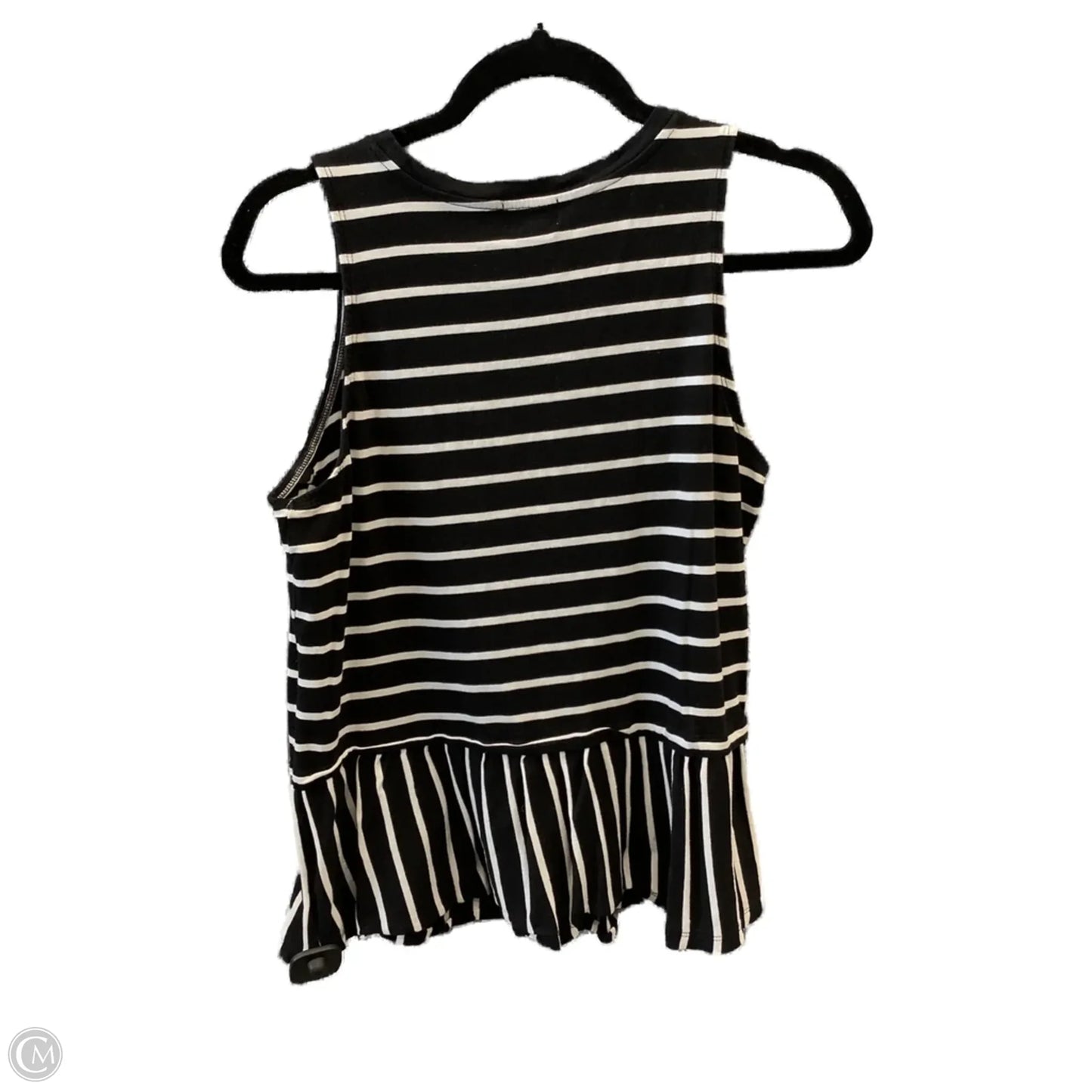 Top Sleeveless By Old Navy In Striped Pattern, Size: M