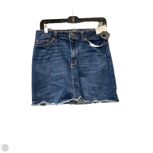 Skirt Mini & Short By Universal Thread In Blue Denim, Size: 6