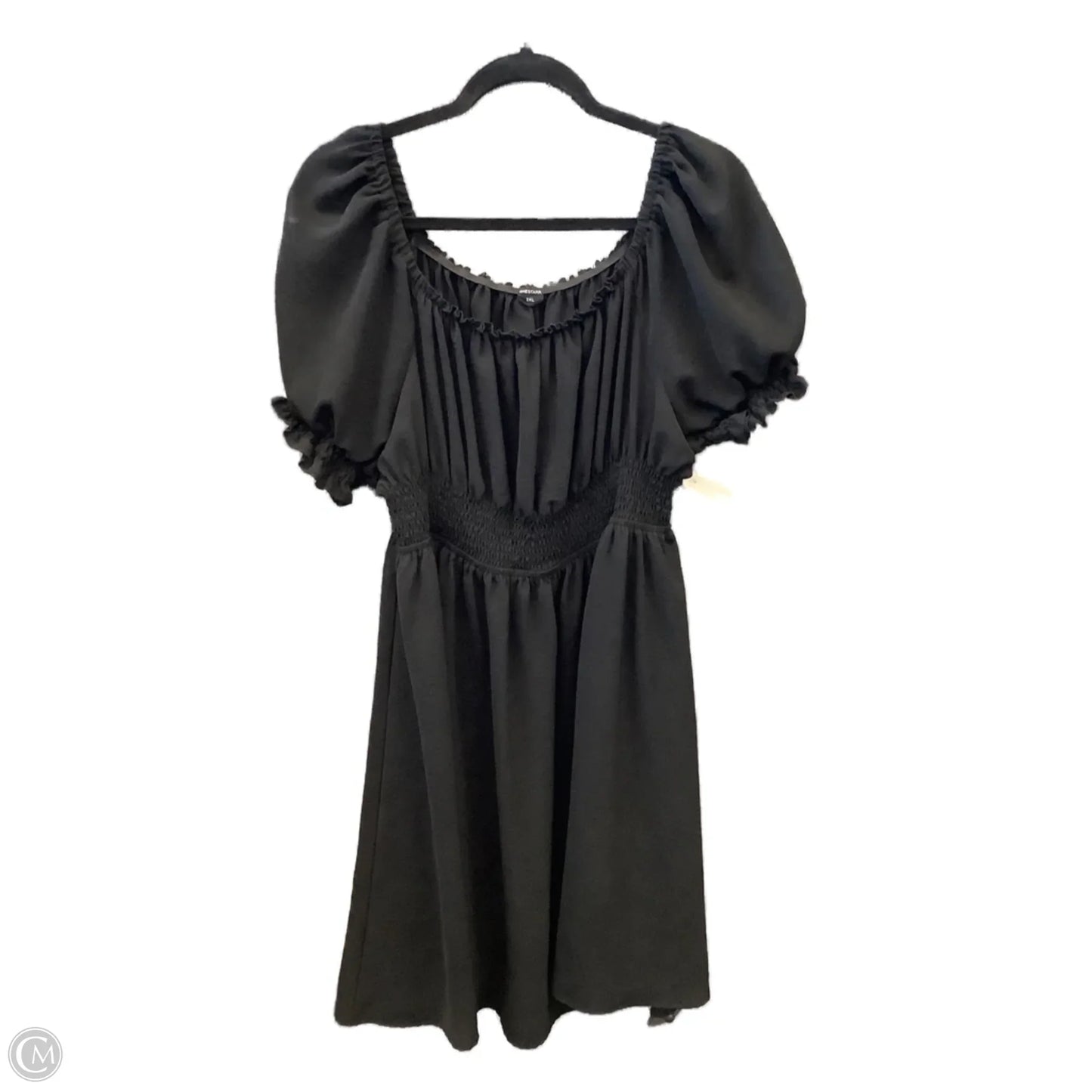 Dress Casual Short By Clothes Mentor In Black, Size: 2x