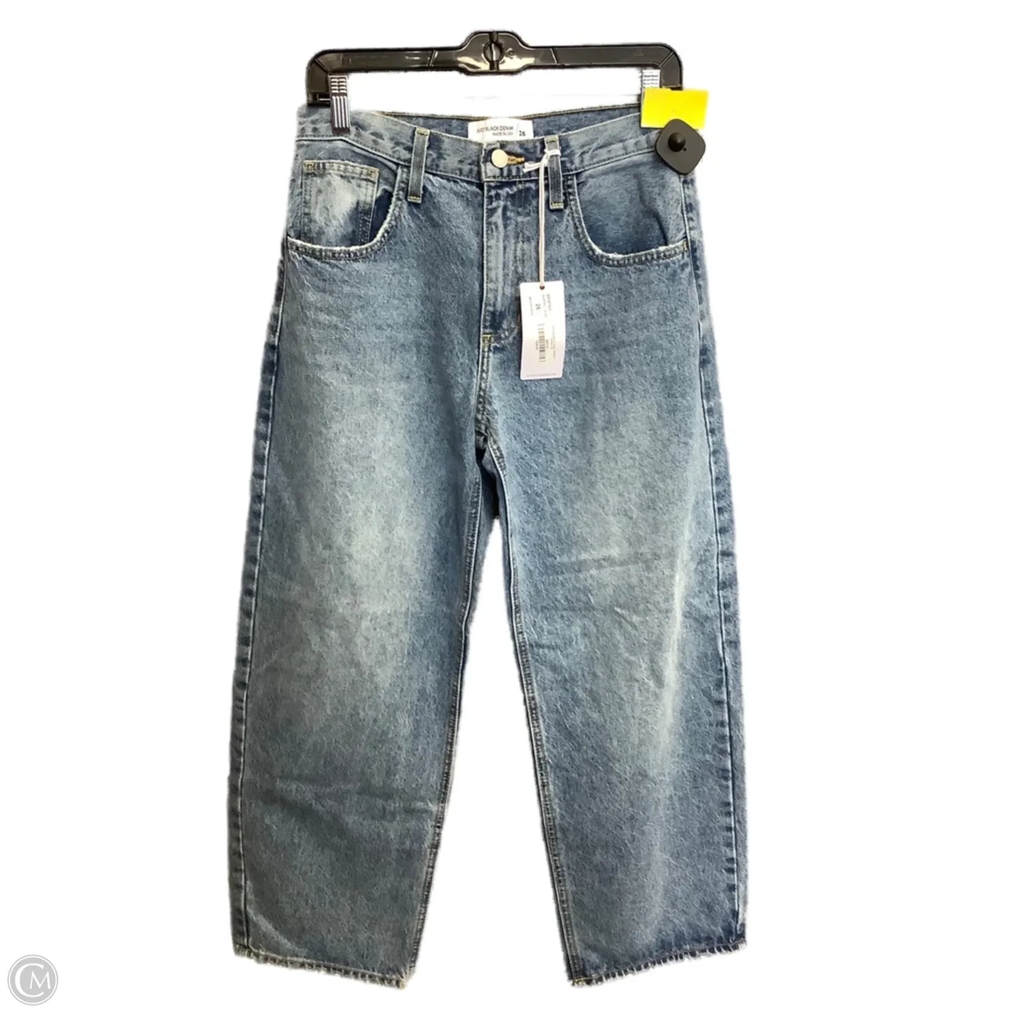 Jeans Straight By Just Black In Blue Denim, Size: 2