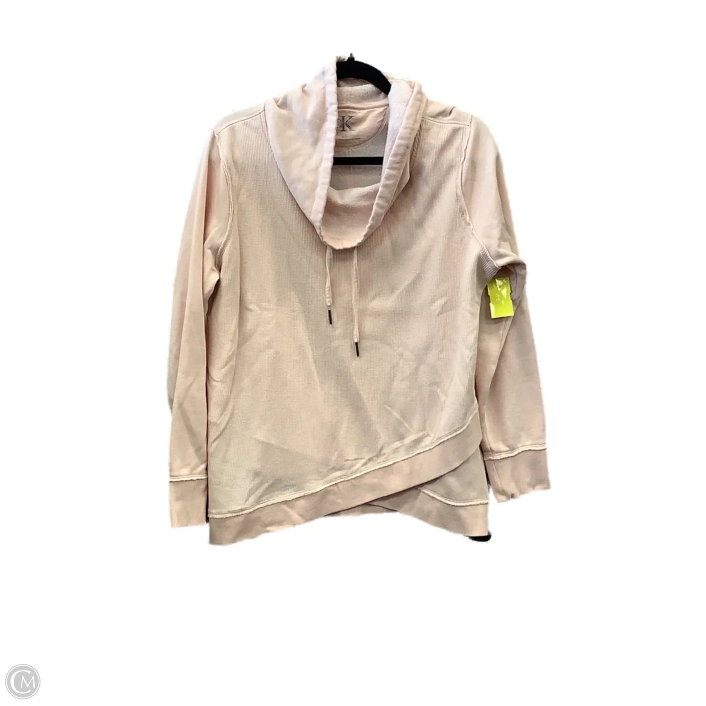 Sweatshirt Collar By Calvin Klein In Pink, Size: L