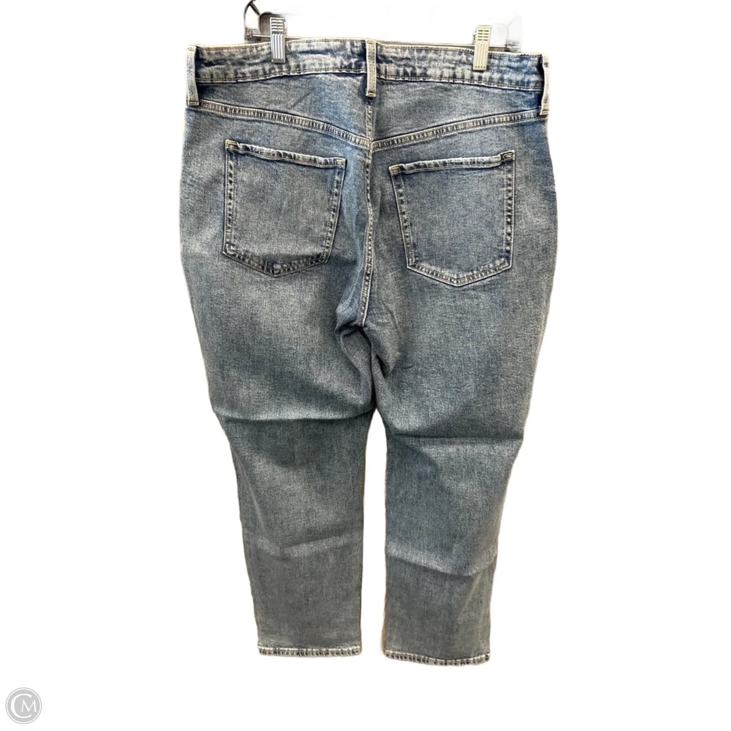 Jeans Straight By Old Navy In Blue Denim, Size: 14