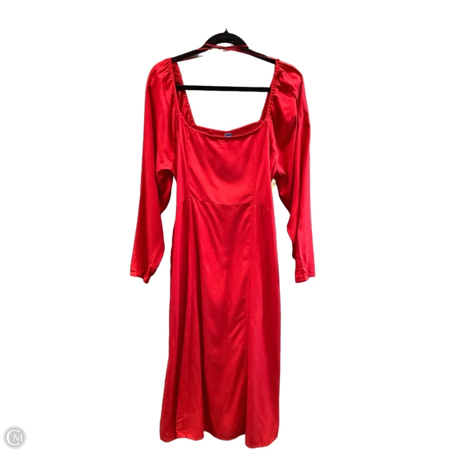 Dress Casual Midi By Old Navy In Red, Size: Xl