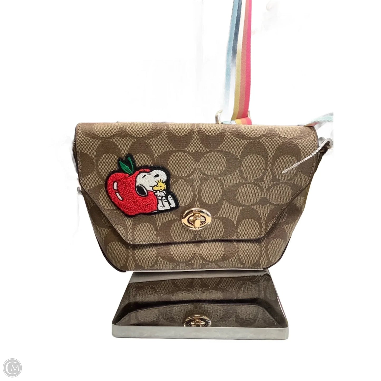 Crossbody Designer By Coach, Size: Small